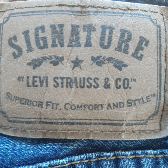 Signature levi strauss & CO slim straight mens jeans Size 36 - Picture 13 of 16